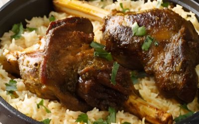 Recipe: Lamb and Fig Pilaf with Rosemary and Pistachios